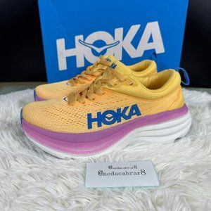 ✨Hoka Bondi 8 Sneaker Impala/Cyclamen Running Shoes